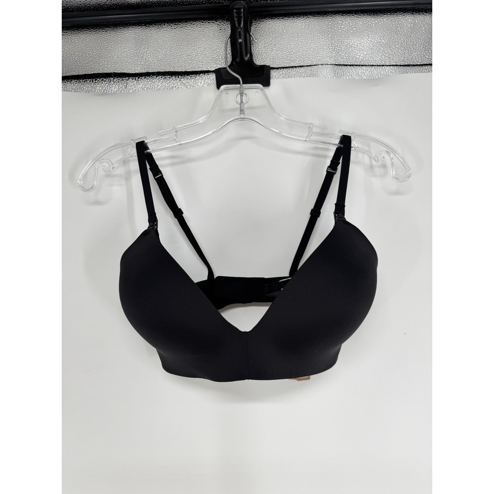 SKIMS Wireless Form Maternity Nursing Bra Womes Size 32DD Onyx Black Padded
